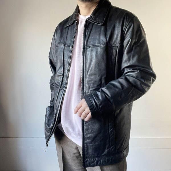 90s M.JULIAN WILSONS LEATHER 쥶 㥱å  S ֥å  ֥륾 ӥơ D152