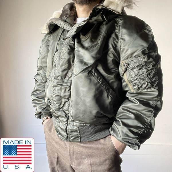 ���� 1977ǯ�� ��ʪ �Ʒ� N-2B �ե饤�� ���㥱�å� XL MIL-J-6278F 70s �ӥ�ơ��� USA�� ����ꥫ�� �ǥåɥ��ȥå� D152