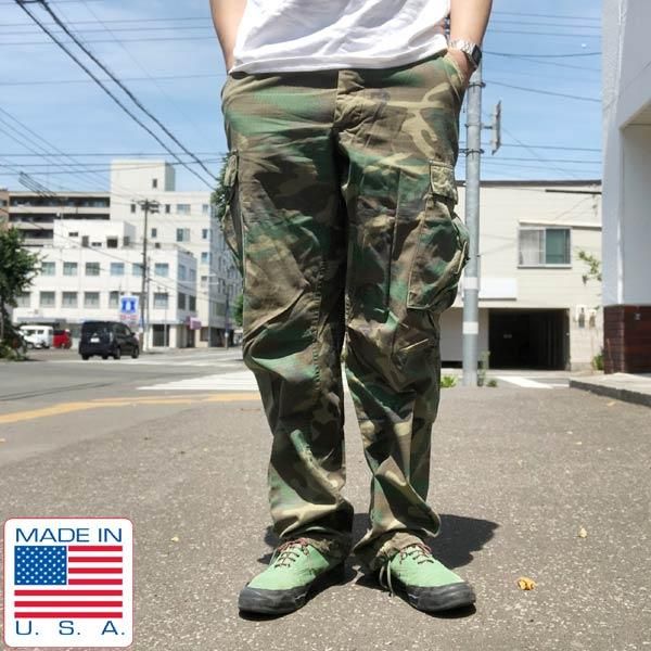 ヴィンテージ】70s US ARMY ジャングルファティーグ パンツ 米軍-