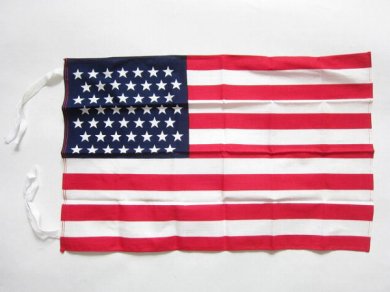 59年デッド新品 【49星】 アメリカ 国旗 什器 ミニ星条旗C/D113