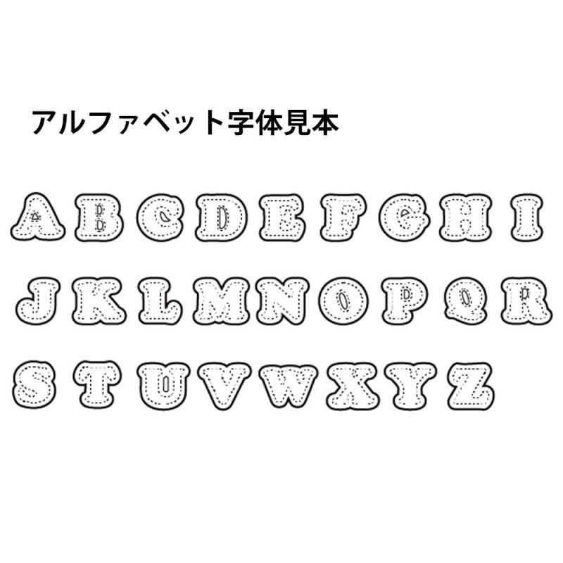 定形外郵便限定 送料無料 イニシャル付き リール カラー革シール