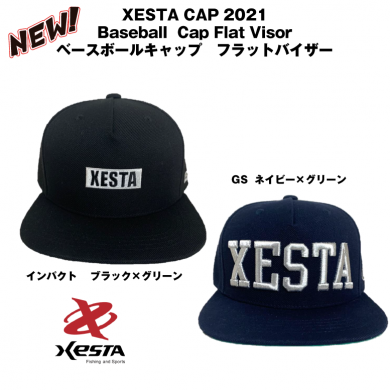 ベースボールキャップ フラットバイザー21 Xesta Online Shop ゼスタ オンラインショップ