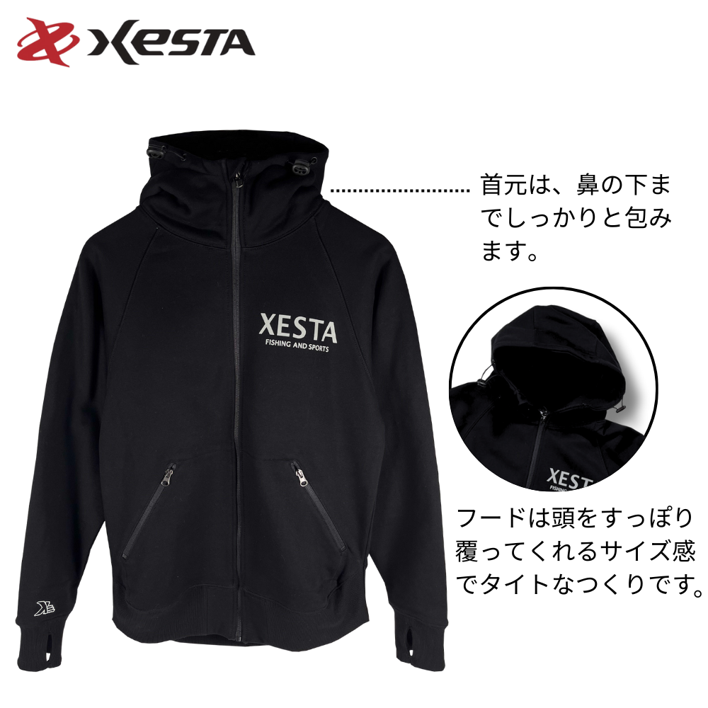 XESTA 裏起毛ジップパーカー - XESTA ONLINE SHOP XESTA 裏起毛ジップパーカー - XESTA ONLINE SHOP