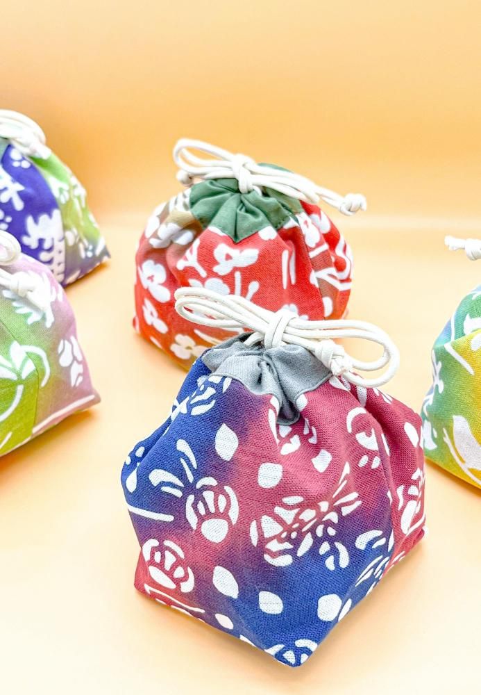 とくびぐみ2025 かまわぬ×時をかける名刀 手のり巾着 - 徳川美術館