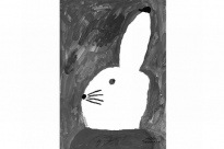 RABBIT WITH SMALL HAT