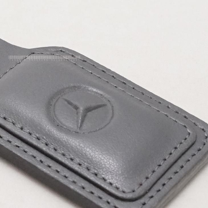 メルセデスベンツ Mercedes Benz キーホルダー GRAY LEATHER