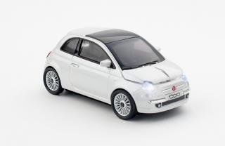 CLICK CARマウス　Fiat 500 New/White 無線充電式