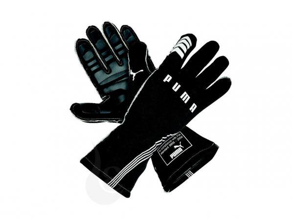 PUMA   Podio Gloves (FIA)  - Rubber Grip Palm   BLACK