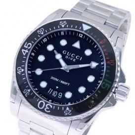 グッチ Gucci 腕時計 メンズ Ya1368a ダイブ Dive クォーツ ブラック グッチ Gucci 腕時計 メンズ Ya1368a ダイブ Dive クォーツ ブラック
