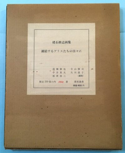 建石修志画集 凍結するアリスたちの日々に サイン入 限定350部 - 東京