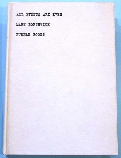 ALL EVENTS ARE EVENޡܥåMARK BORTHWICK