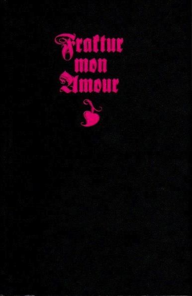 Fraktur mon AmourJudith Schalansky