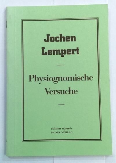 Physiognomische VersucheJochen Lempertåإ󡦥ѡ