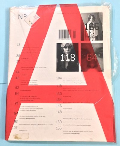 NO.A MAGAZINE NO. 1AUGUST 2000WALTER VAN BEIRENDONCK륿󡦥٥ɥ