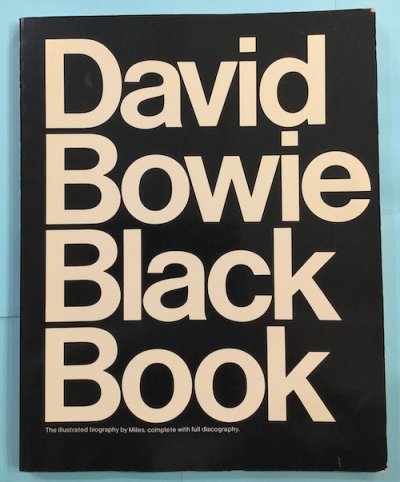 David Bowie Black Book デヴィッド・ボウイ - 東京 下北沢 クラリスブックス  古本の買取・販売｜哲学思想・文学・アート・ファッション・写真・サブカルチャー