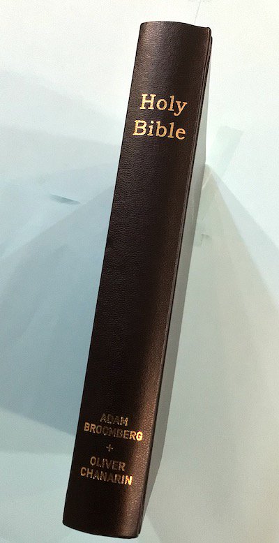 HOLY BIBLE ADAM BROOMBERG & OLIVER CHANARIN アダム・ブルームバーグ
