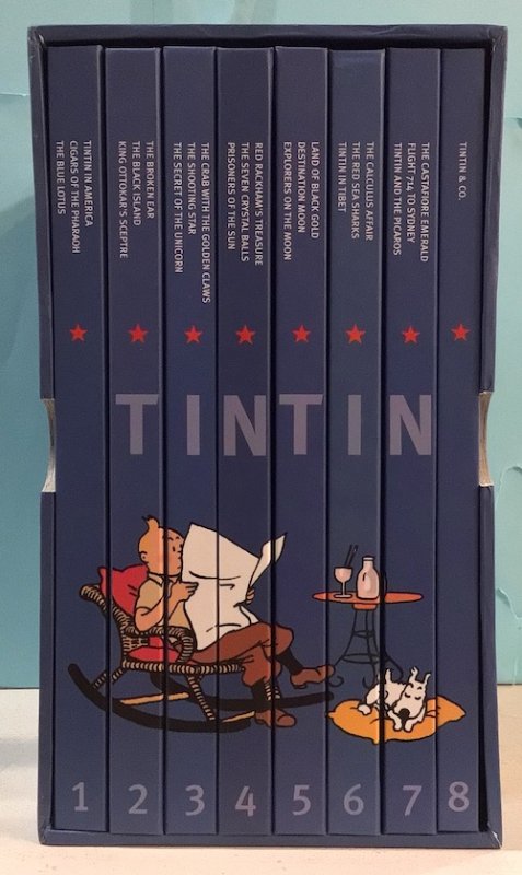 THE ADVENTURES OF TINTIN 8 BOOK BOX SET タンタンの冒険 8冊セット