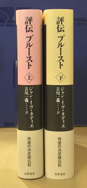 評伝プルースト 上下2冊揃 ジャン=イヴ・タディエ - 東京 下北沢