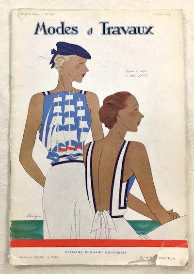 Modes et Travaux No.348　1934年6月号