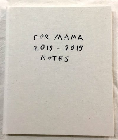 Sketch book 1 FOR MAMA 2019-2019 NOTESRita Ackermann꥿åޥ