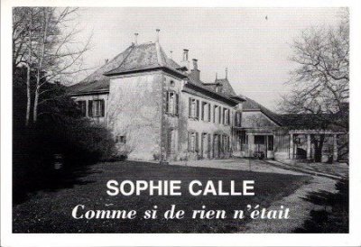 SOPHIE CALLEʥեˡComme si de rien n'etait