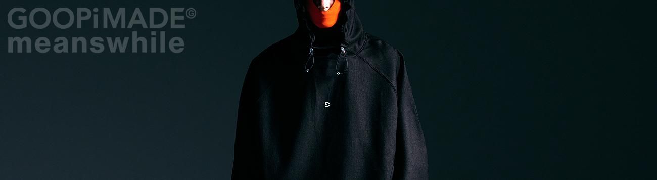 goopimade ジャケット　グーピー　ブラック GOOPiMADE - “PTH-01“ SOFTBOX Multi-Zip Cozy Jacket