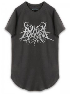 <strong>ANTON LISIN</strong>DECAPITATED PRINT T-SHIRT<br>BLACK / SILVER