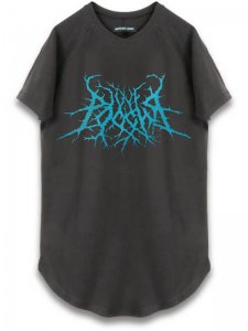 <strong>ANTON LISIN</strong>DECAPITATED PRINT T-SHIRT<br>BLACK / TURQUOISE
