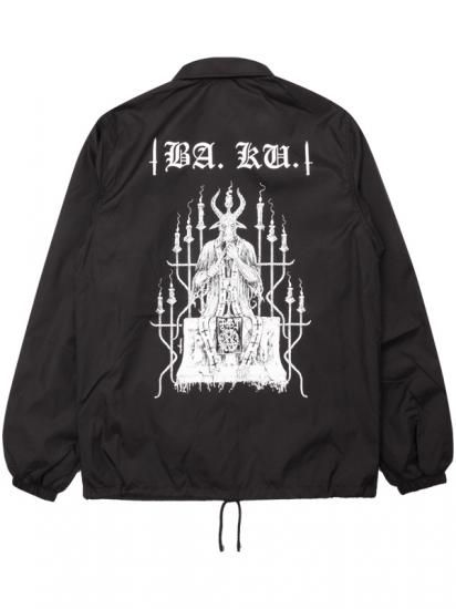 【AFO】Beginning　Of　Hell サテン コーチ ジャケット（ボア裏地付）【完全受注生産】レッドラム マーダー MURDER