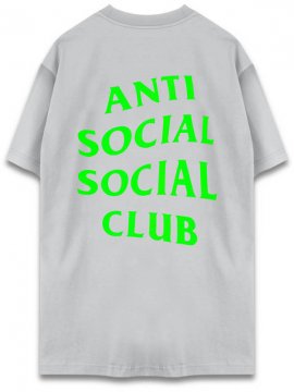 <strong>ANTI SOCIAL SOCIAL CLUB</strong> LOGO TEE TWO T-SHIRT <br>SILVER GRAY