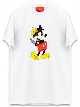 <strong>REVENGE GALLERY</strong>'MICKEY' WHITE T-SHIRT<br>WHITE