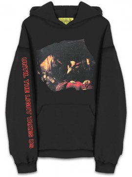 <strong>REVENGE GALLERY</strong>'UNTIL THE LIGHT TAKES US' BLACK SWEAT HOODIE<br>BLACK
