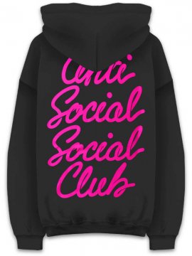 <strong>ANTI SOCIAL SOCIAL CLUB</strong>OPTIONS BLACK SWEAT HOODIE<br>BLACK/PINK