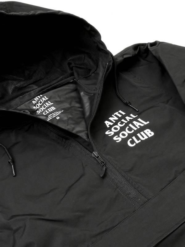 ANTI SOCIAL SOCIAL CLUB - MAK BLACK ANORAK JACKET - SHINKIROU 1.0