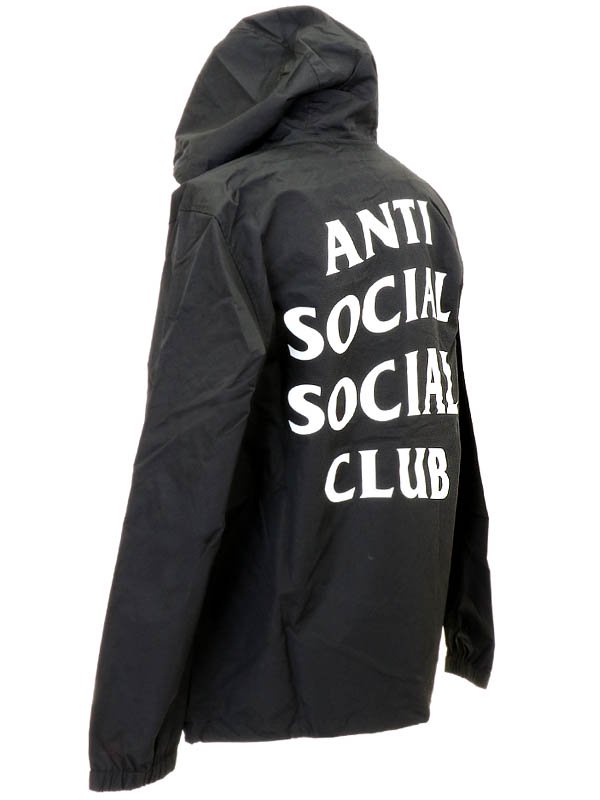 ANTI SOCIAL SOCIAL CLUB - MAK BLACK ANORAK JACKET - SHINKIROU 1.0