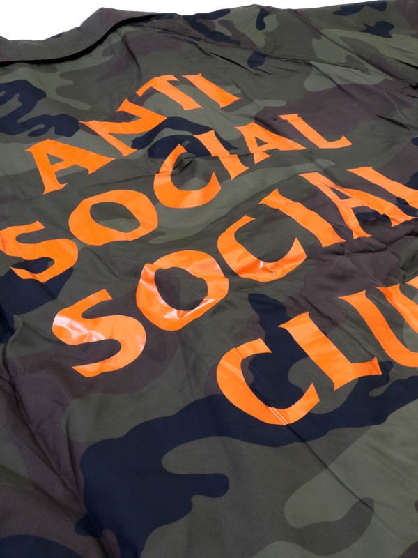 ANTI SOCIAL SOCIAL CLUB - CAMO COACH JACKET -SHINKIROU