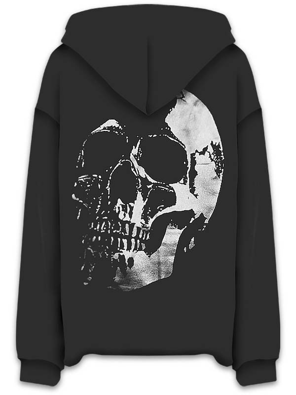 revenge skull hoodie