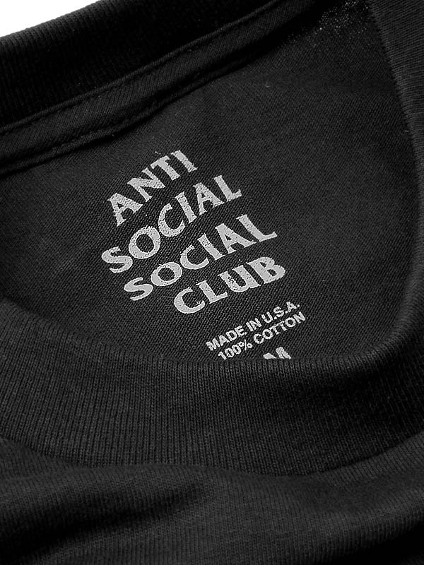 ANTI SOCIAL SOCIAL CLUB - PEACH LOVE BLACK T-SHIRT - SHINKIROU1.0