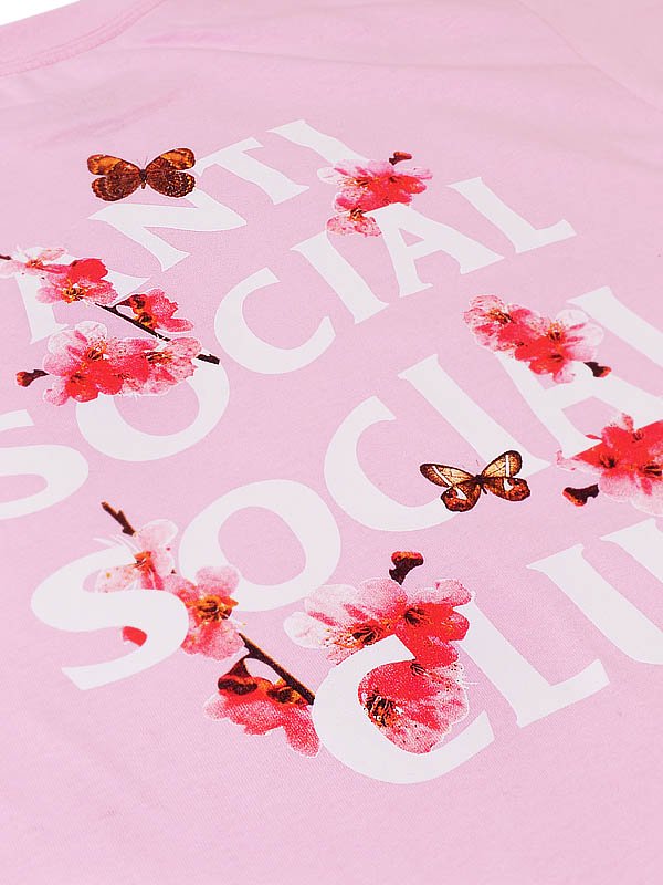 ANTI SOCIAL SOCIAL CLUB - PEACH LOVE PINK T-SHIRT - SHINKIROU1.0