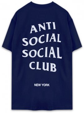 <strong>ANTI SOCIAL SOCIAL CLUB</strong>NYC NAVY CITY T-SHIRT<br>NAVY