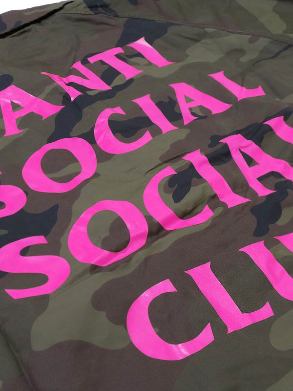ANTI SOCIAL SOCIAL CLUB - BLAIR WITCH CAMO COACH JACKET -SHINKIROU
