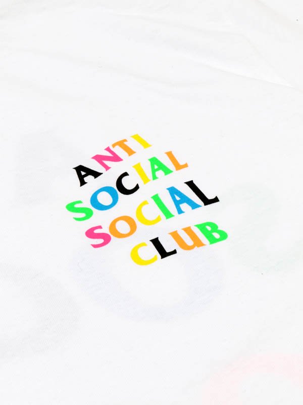 ANTI SOCIAL SOCIAL CLUB - RAINY DAYS RAINBOW WHITE T-SHIRT