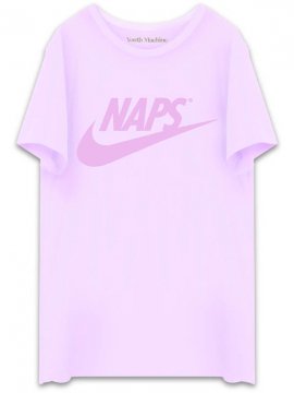 <strong>YOUTH MACHINE</strong>NAPS PINK T-SHIRT<br>PINK