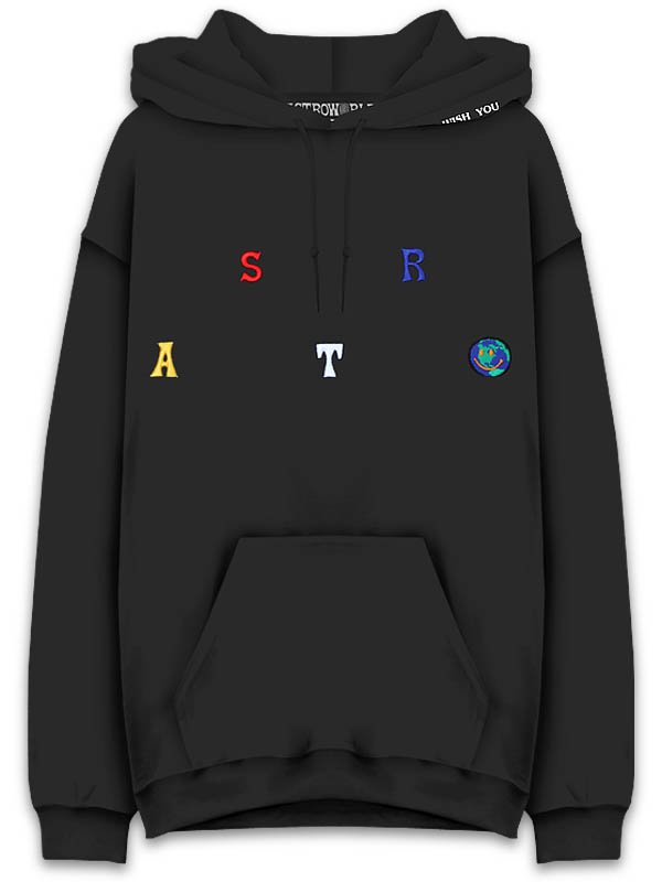 astroworld scattered hoodie