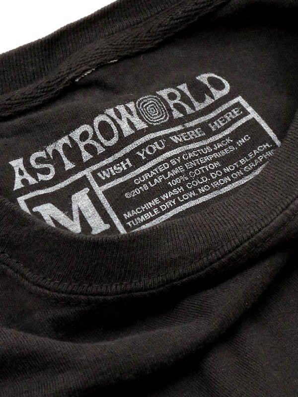 TRAVIS SCOTT ASTROWORLD MERCHANDISE - GREETINGS FROM LONGSLEEVE T