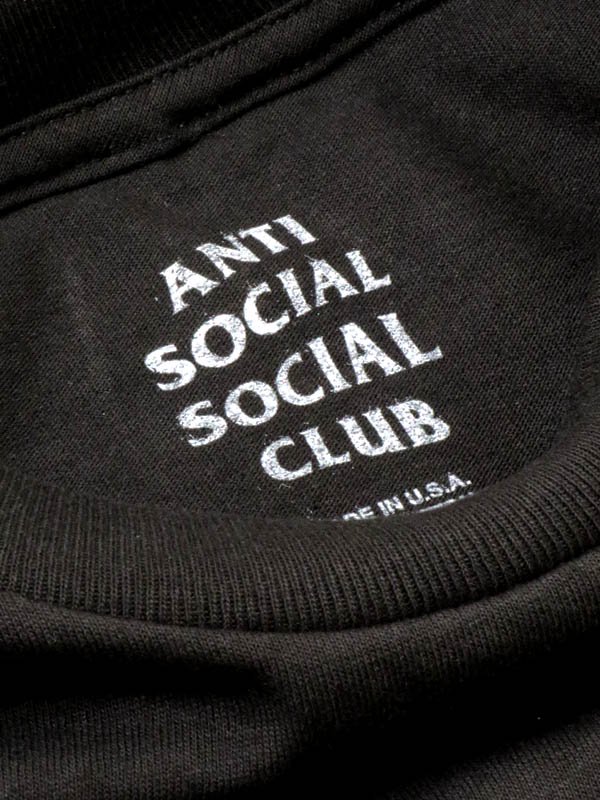 ANTI SOCIAL SOCIAL CLUB - THAI DYE BLACK T-SHIRT - SHINKIROU1.0