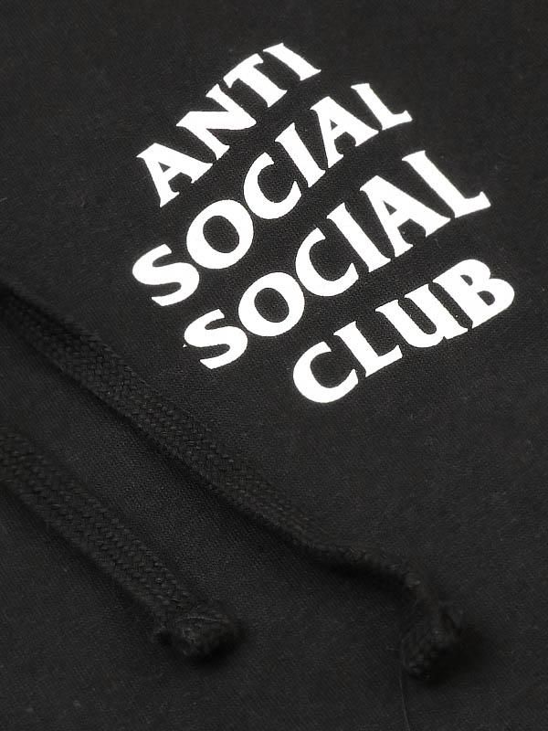 ANTI SOCIAL SOCIAL CLUB BUKKAKE BLACK SWEAT HOODIE SHINKIROU 1.0