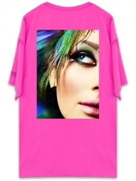 <strong>UNUSUAL</strong>BRILLIANT SURFACE T-SHIRT<br>NEON PINK