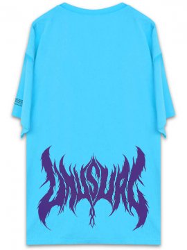<strong>UNUSUAL</strong>TREMENDOUS LOGO T-SHIRT<br>RAGOON BLUE