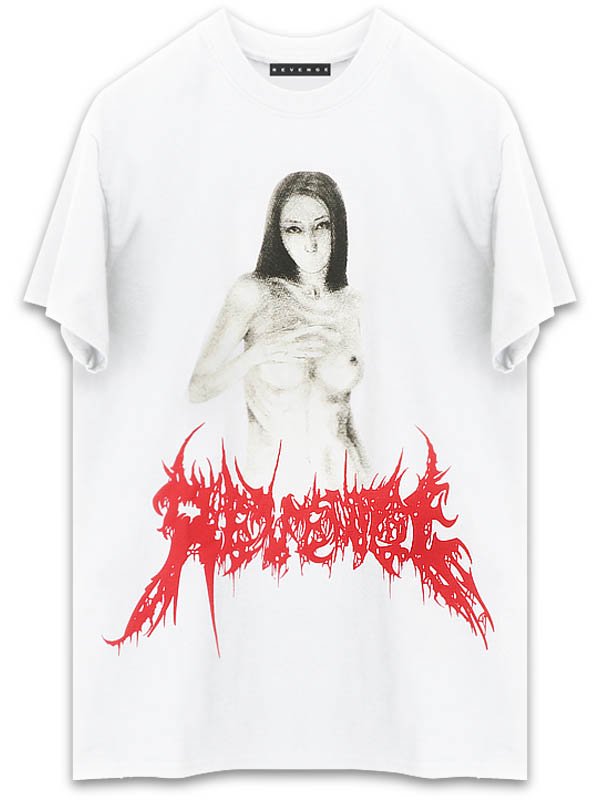 REVENGE - LUST WHITE T-SHIRT - SHINKIROU1.0